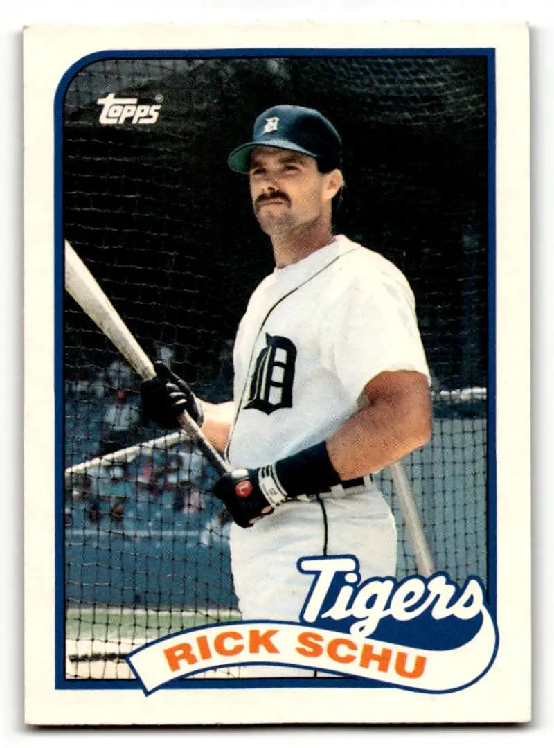 1989 Topps Traded #112T Rick Schu Detroit Tigers Baseball Cards NM N ID:64437