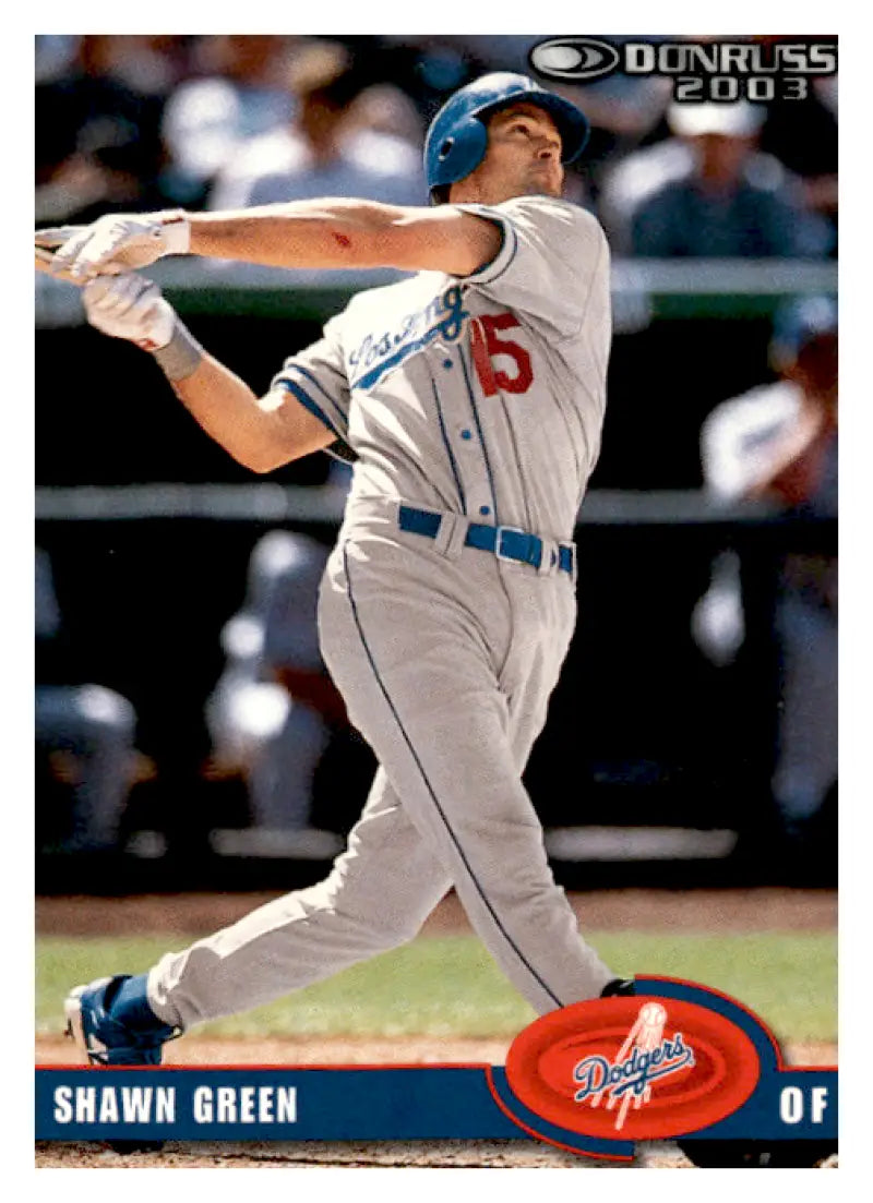 2003 Donruss #299 Shawn Green NM Near Mint Dodgers ID:65001