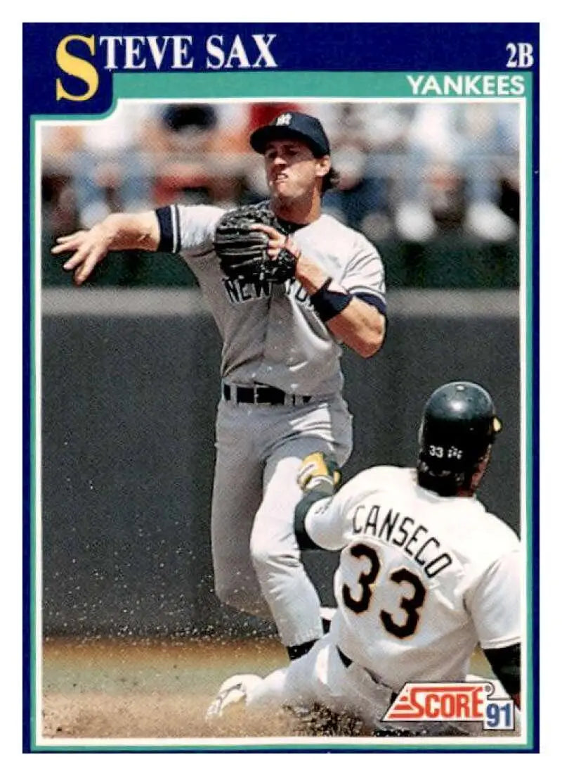 1991 Score #32 Steve Sax EX/NM