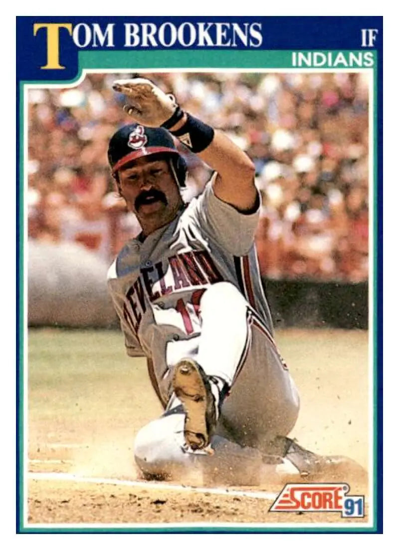 1991 Score #106 Tom Brookens EX/NM