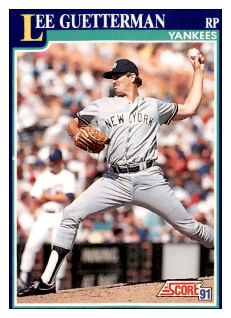 1991 Score #34 Lee Guetterman EX/NM