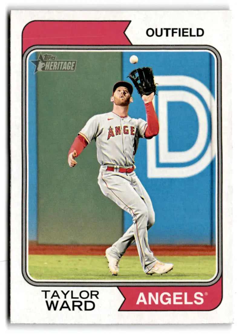 2023 Topps Heritage #271 Taylor Ward NM Near Mint Angels ID:65301