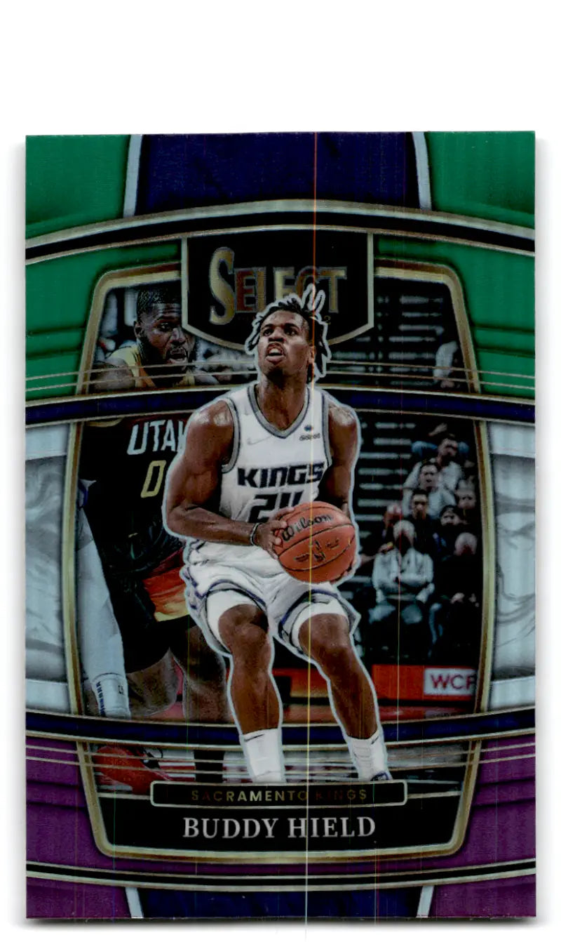 2021 Panini Select Green White Purple Prizms #1 Buddy Hield NM Near Min ID:65488