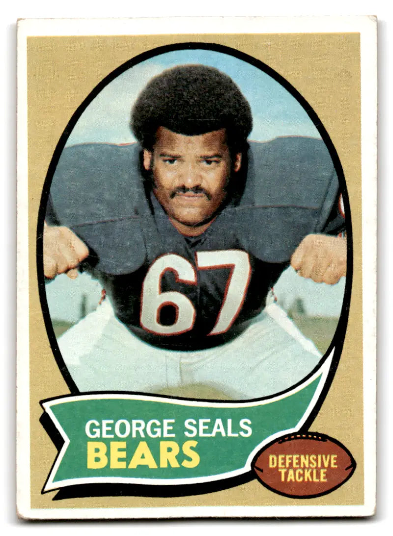 1970 Topps #12 George Seals EX Excellent RC Rookie Bears ID:66254