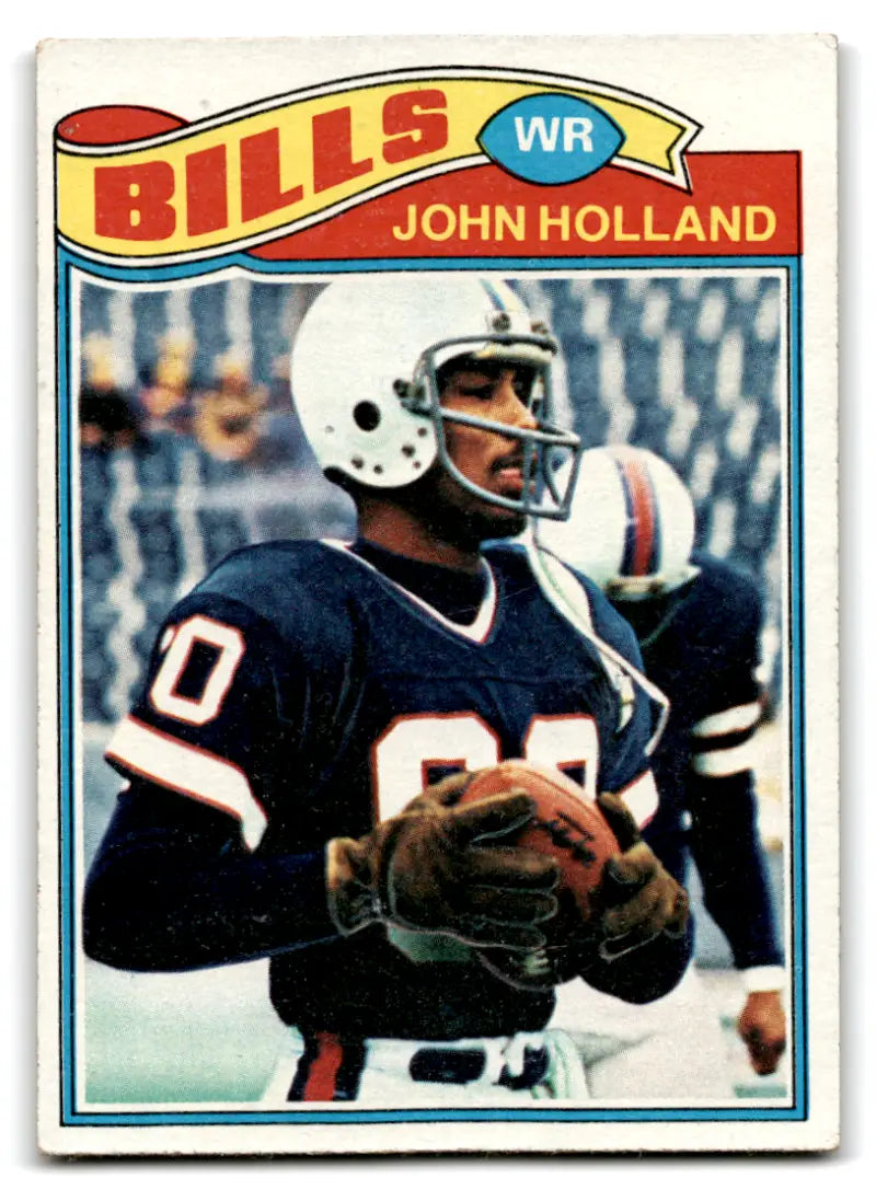 1977 Topps #17 John Holland EX Excellent Bills ID:66268