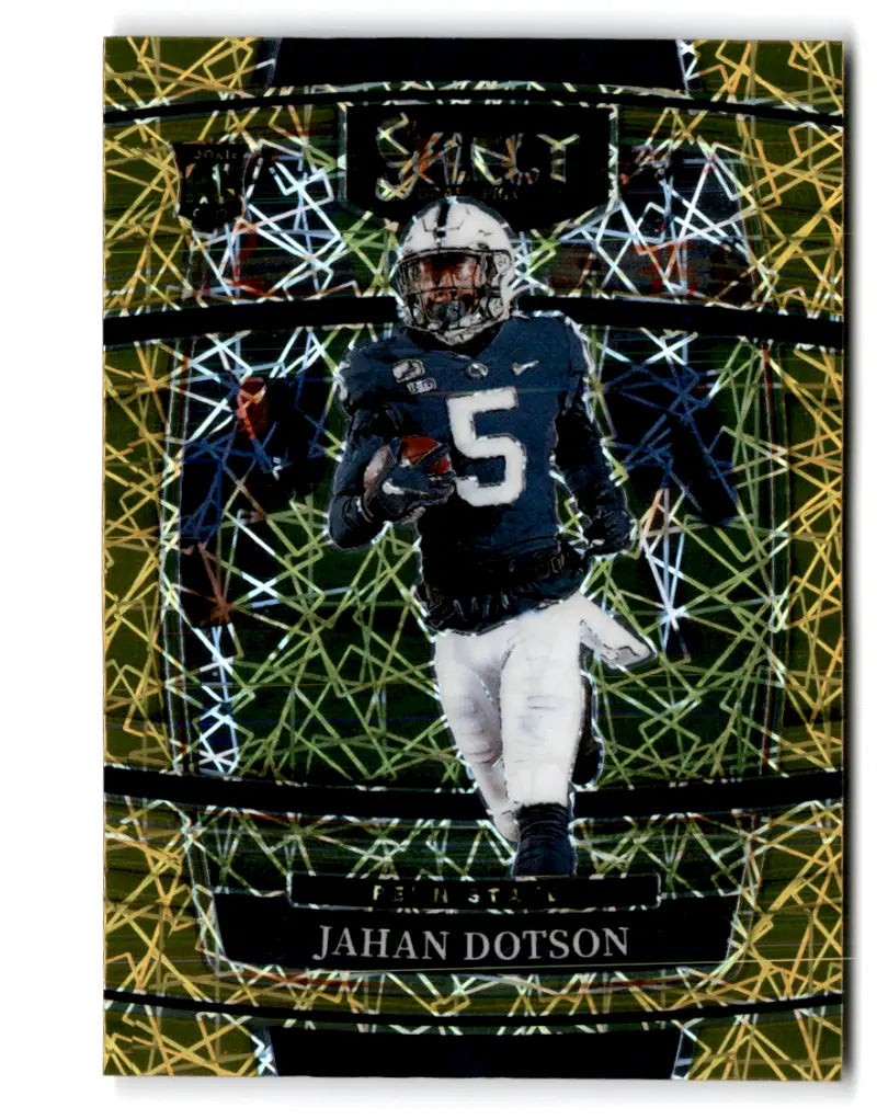 2022 Panini Select Draft Picks Gold Lazer Prizm #87 Jahan Dotson NM Nea ID:66424