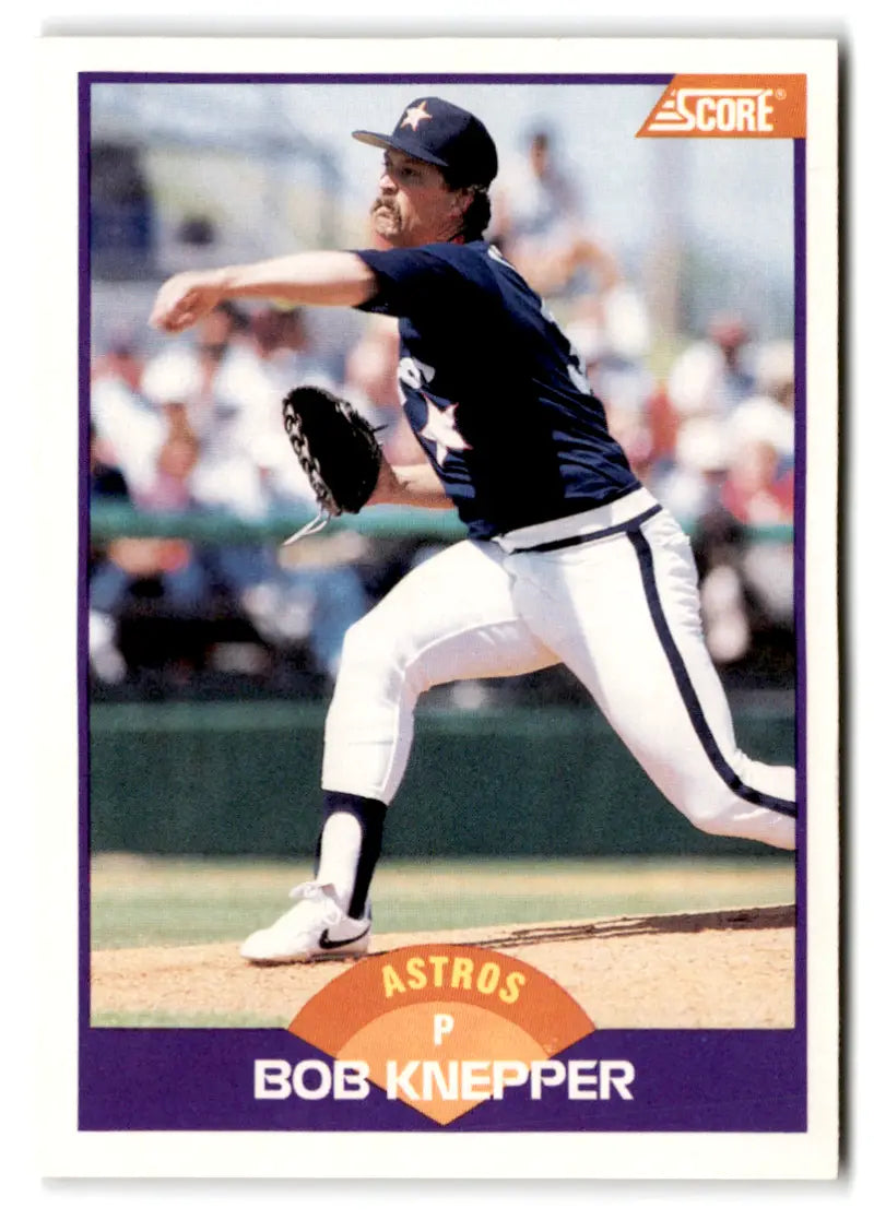 1989 Score #273 Bob Knepper EX/NM Astros ID:66766
