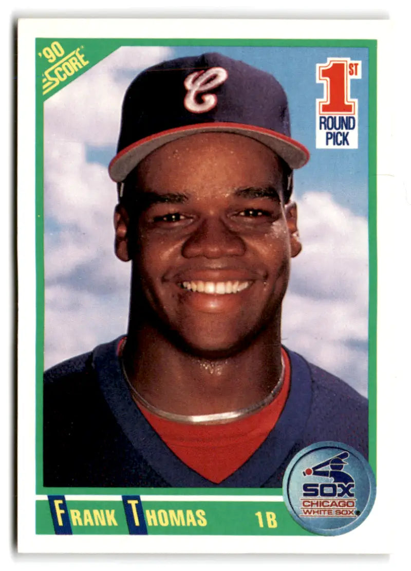 1990 Score #663 Frank Thomas NM Near Mint RC Rookie White Sox ID:66825
