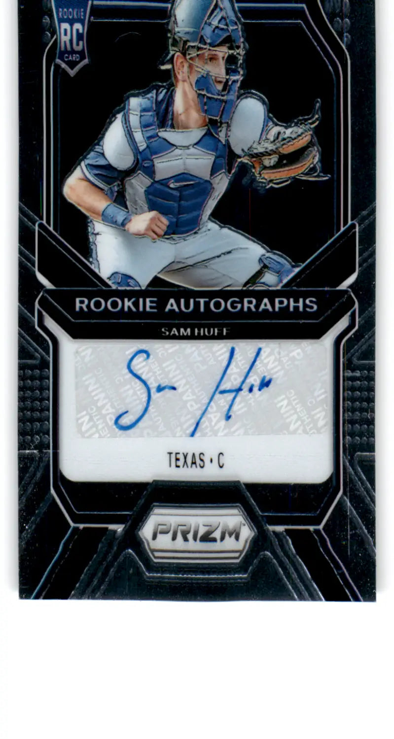 2021 Panini Prizm Rookie Autographs Silver Prizm #10 Sam Huff NM Near Mint Auto