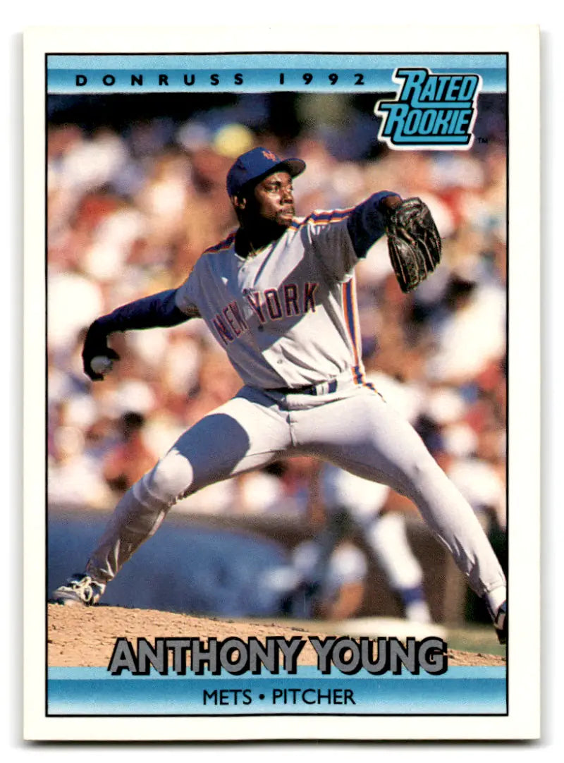 1992 Donruss #409 Anthony Young NM Near Mint Mets RR ID:67085