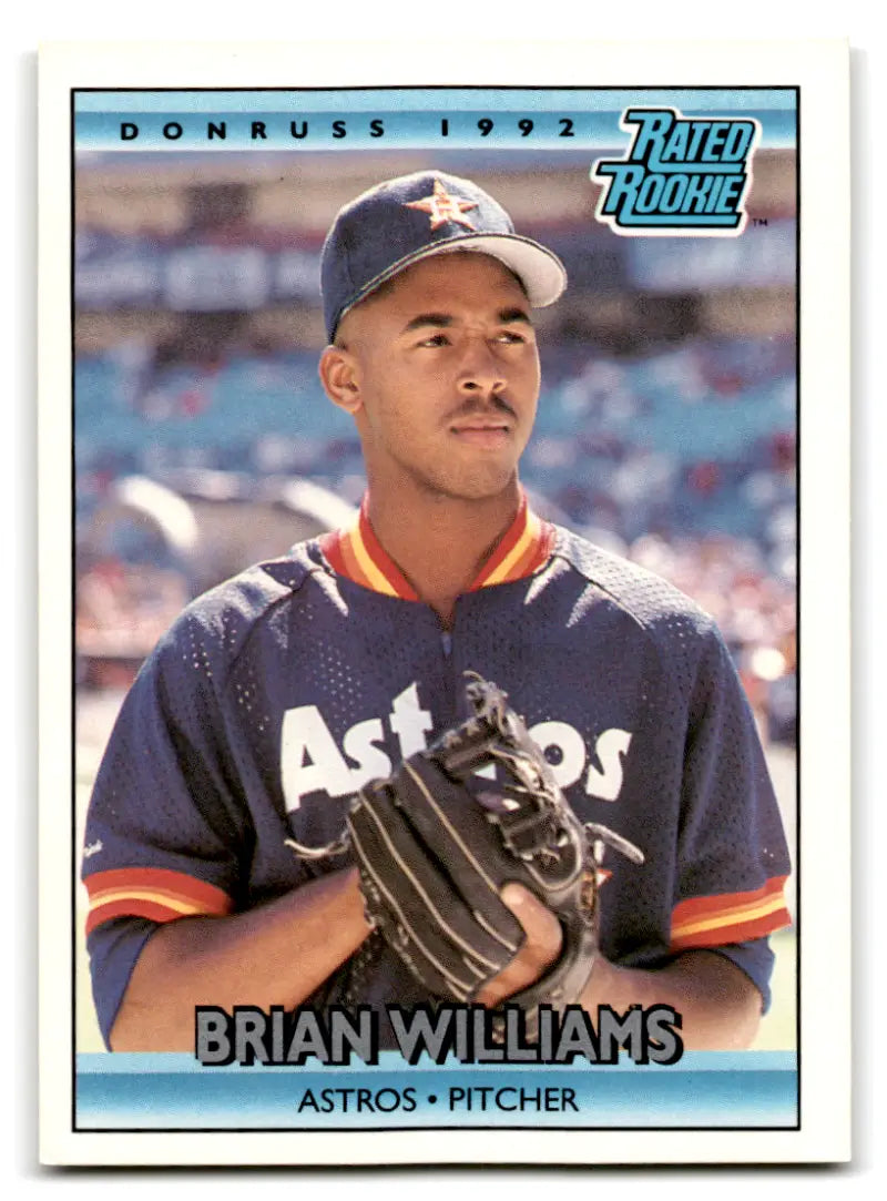 1992 Donruss #416 Brian Williams NM Near Mint RC Rookie Astros RR ID:67087