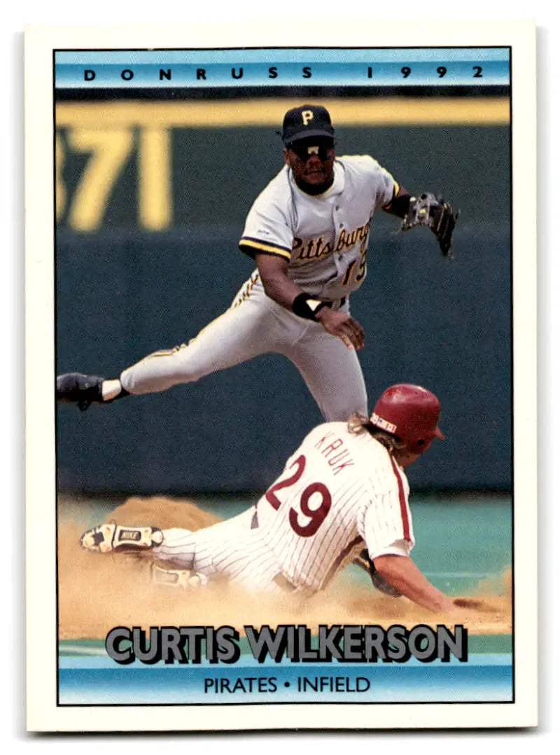 1992 Donruss #489 Curtis Wilkerson NM Near Mint Pirates ID:67100