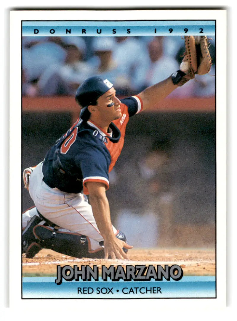 1992 Donruss #448 John Marzano NM Near Mint Red Sox ID:67113