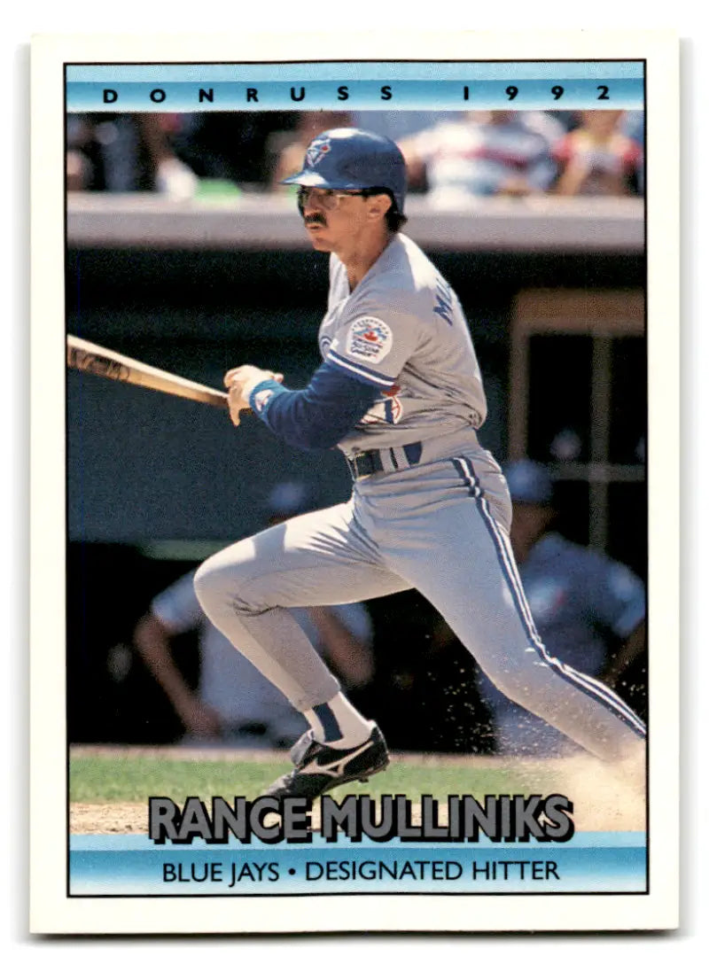 1992 Donruss #542 Rance Mulliniks NM Near Mint Blue Jays ID:67126