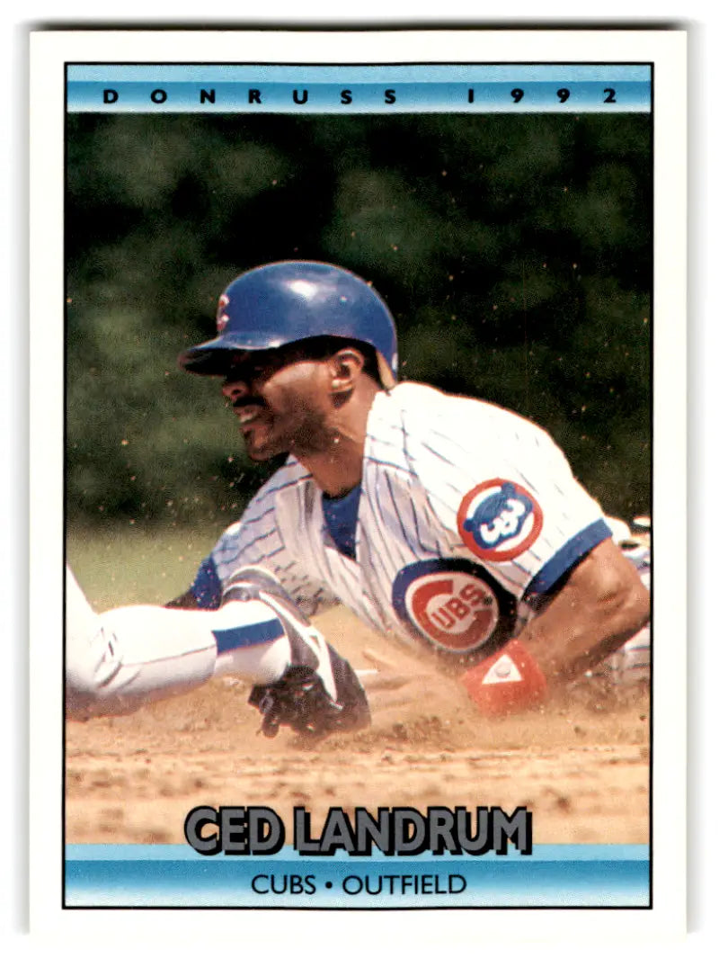 1992 Donruss #662 Ced Landrum NM Near Mint Cubs ID:67143