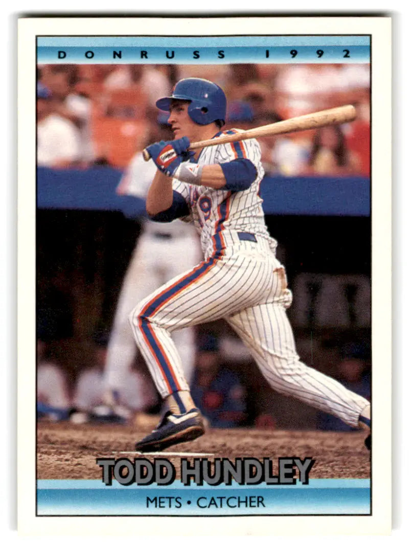 1992 Donruss #568 Todd Hundley NM Near Mint Mets ID:67167