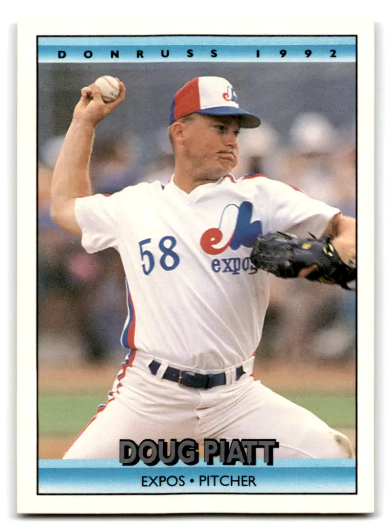 1992 Donruss #640 Doug Piatt NM Near Mint Expos UER ID:67174