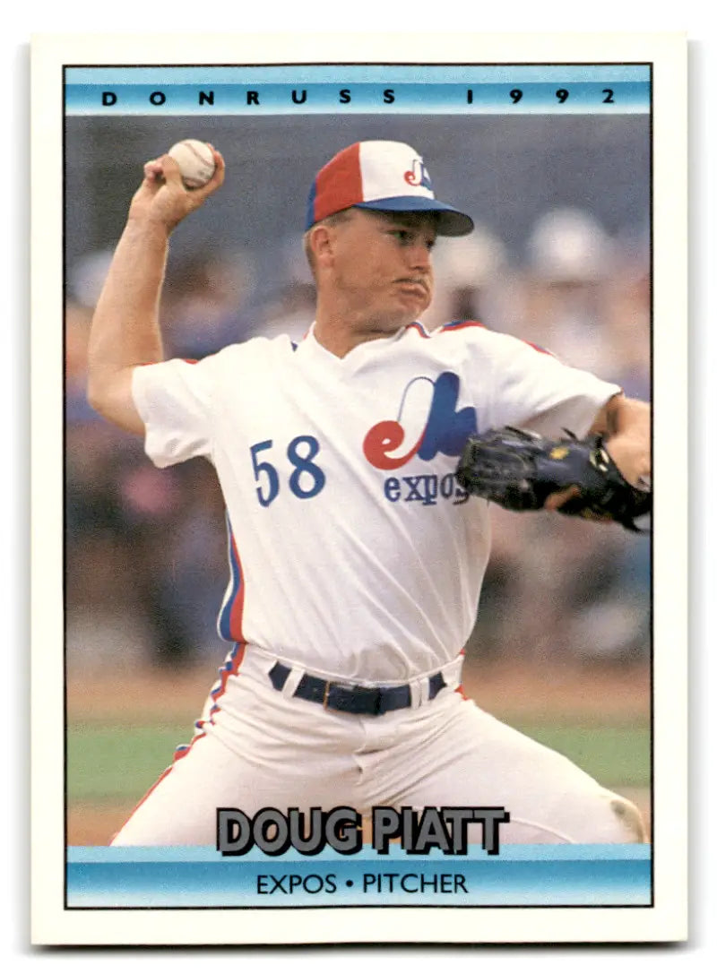 1992 Donruss #640 Doug Piatt NM Near Mint Expos UER ID:67175