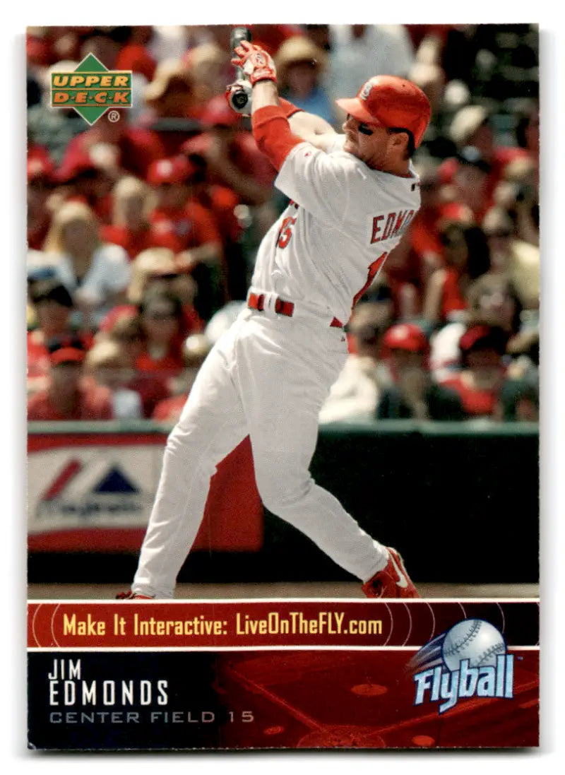 2005 Upper Deck Flyball #29 Jim Edmonds EX Excellent Cardinals ID:67228