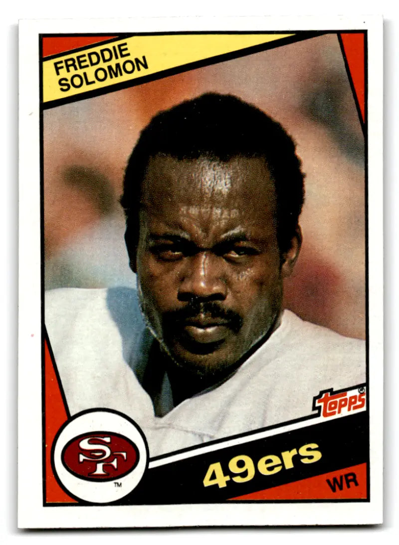 1984 Topps #360 Freddie Solomon NM Near Mint 49ers ID:67237
