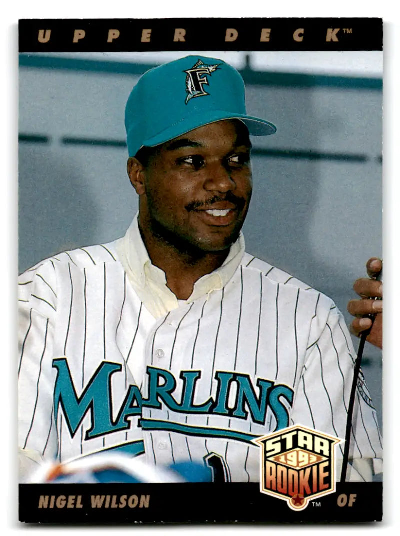 1993 Upper Deck #9 Nigel Wilson EX Excellent Marlins ID:67279
