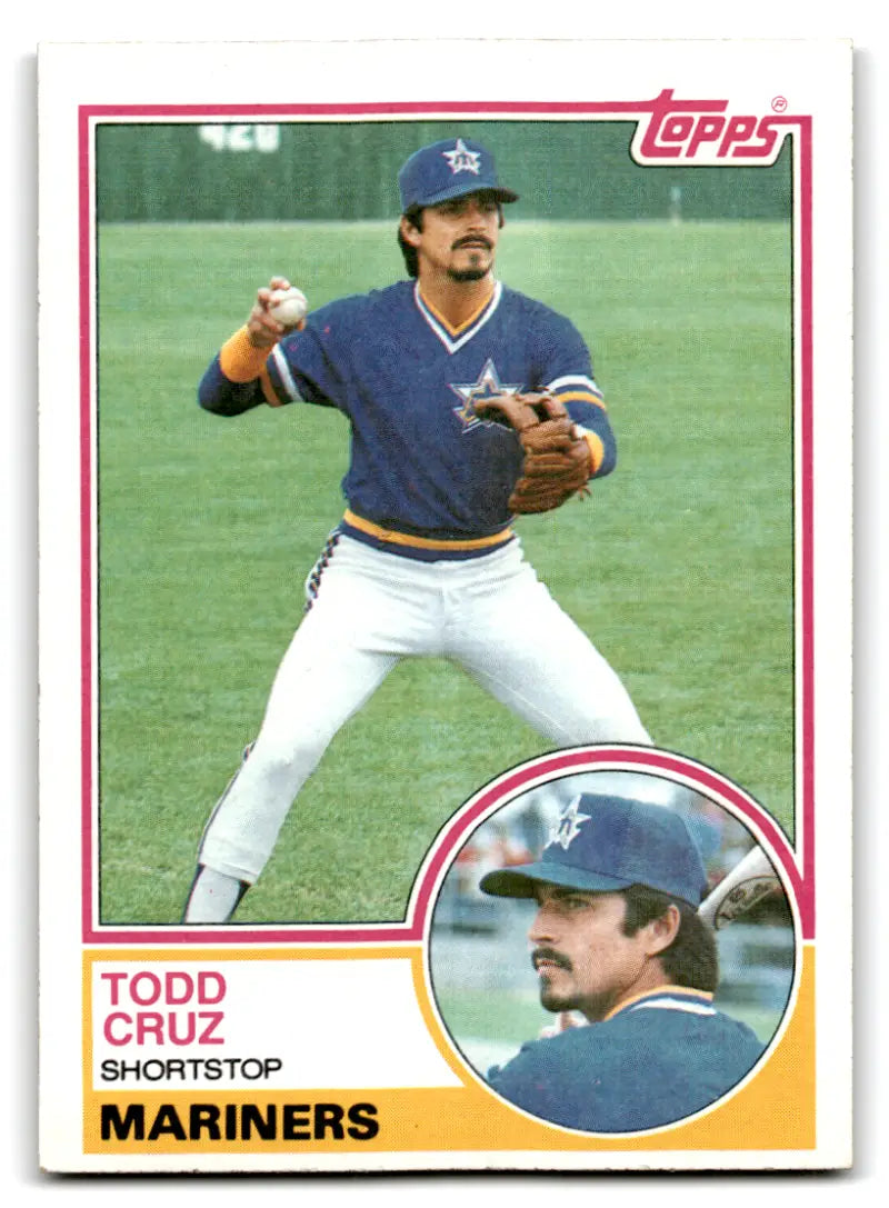 1983 Topps #132 Todd Cruz NM Near Mint Mariners ID:67307