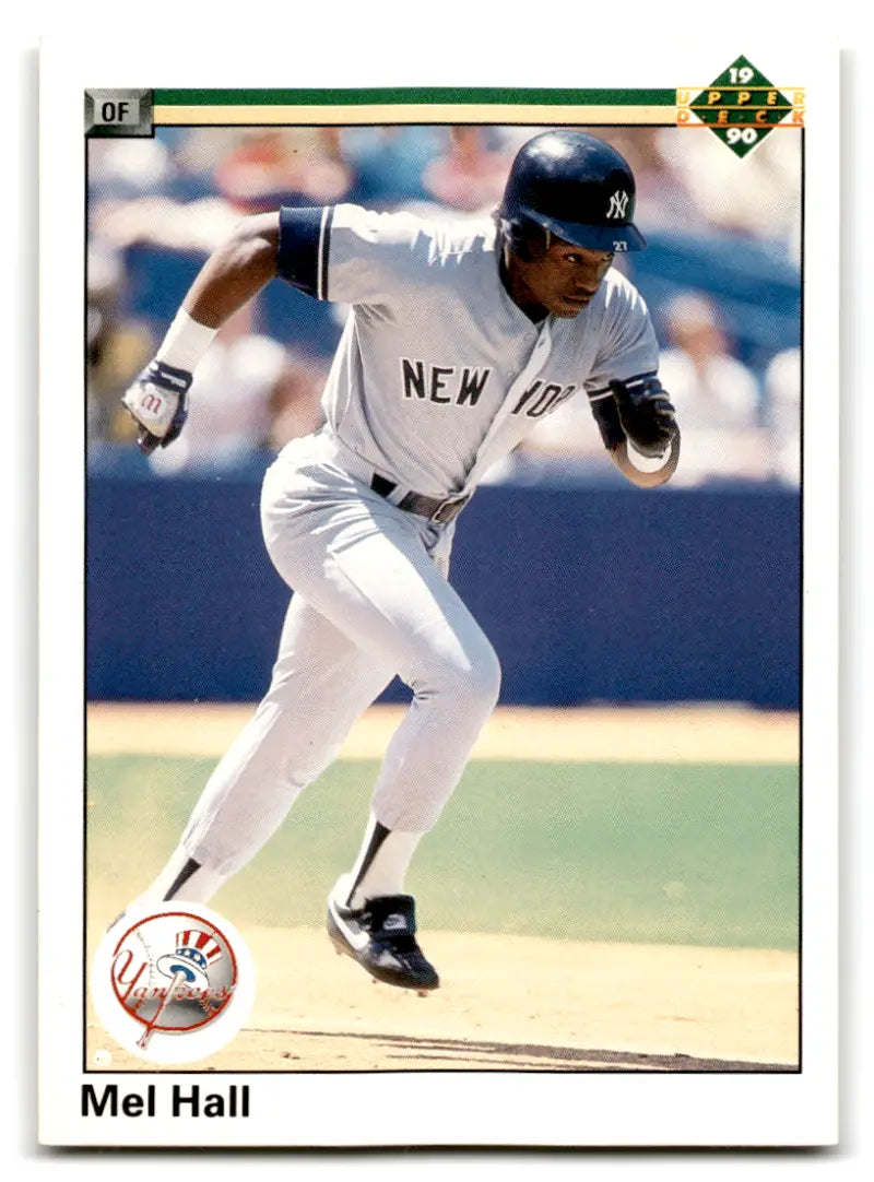 1990 Upper Deck #458 Mel Hall NM Near Mint Yankees ID:67310