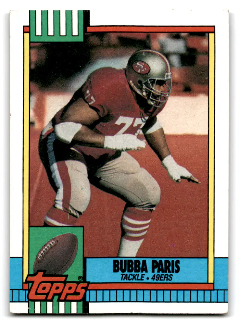 1990 Topps #27 Bubba Paris NM Near Mint 49ers ID:67365