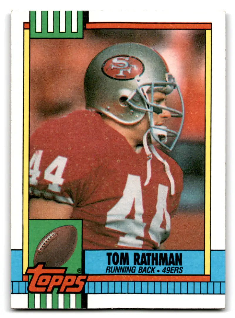 1990 Topps #15 Tom Rathman NM Near Mint 49ers ID:67372