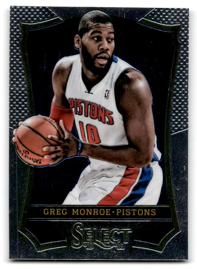 2013-14 Panini Select #66 Greg Monroe EX/NM Pistons ID:67534