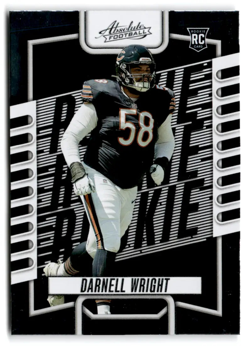 2023 Panini Absolute #148 Darnell Wright NM-MT RC Rookie Bears ID:67750