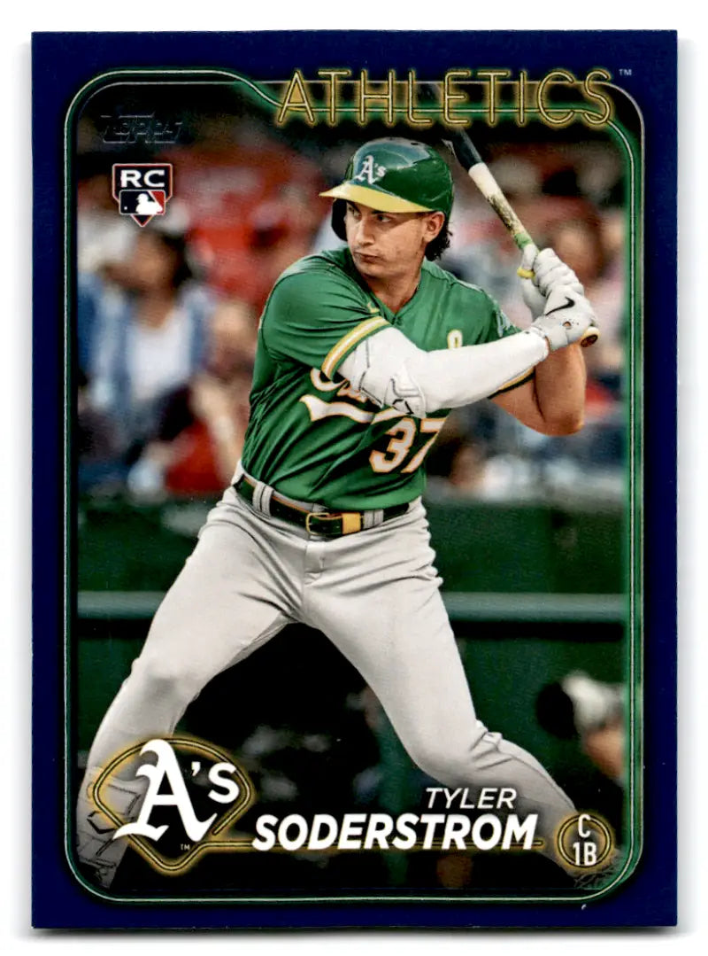 2024 Topps Royal Blue #244 Tyler Soderstrom NM-MT RC Rookie Athletics ID:68184