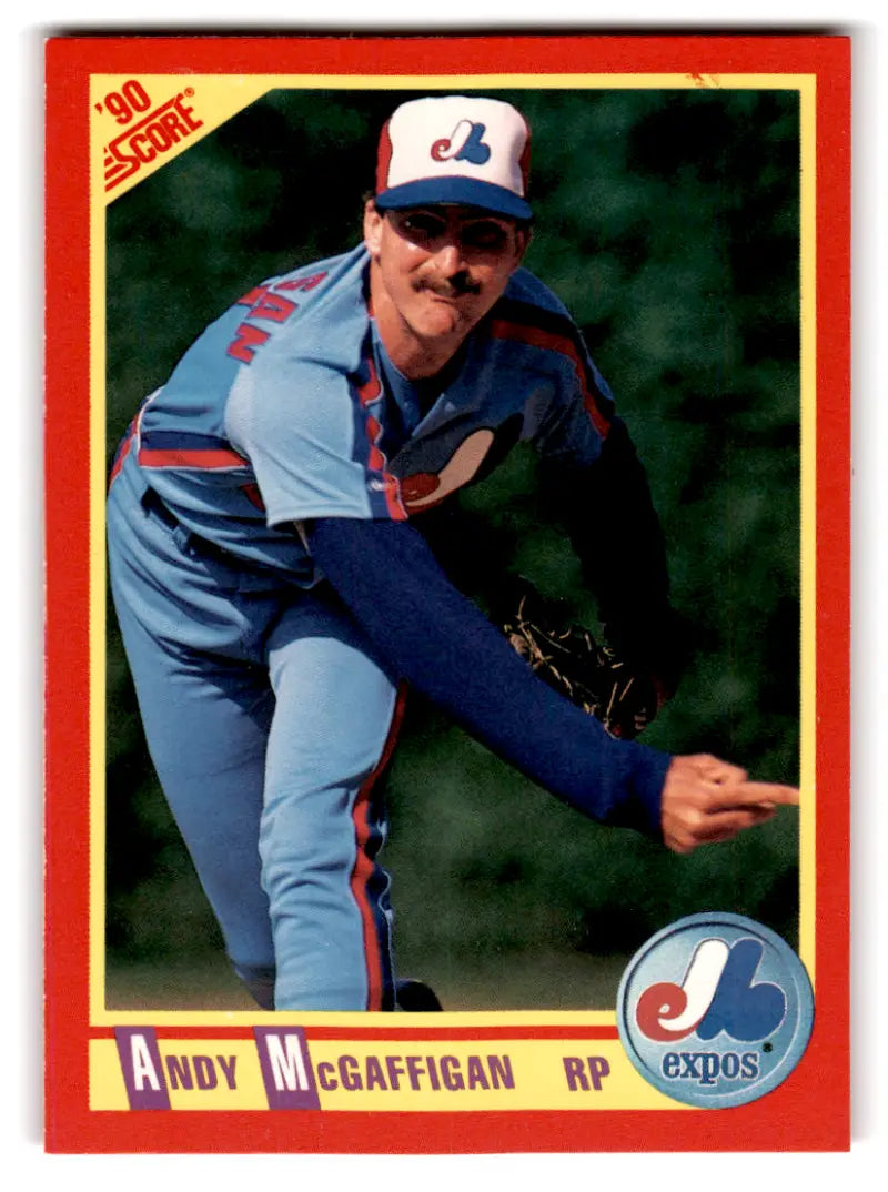 1990 Score #224 Andy McGaffigan NM-MT Expos ID:70041