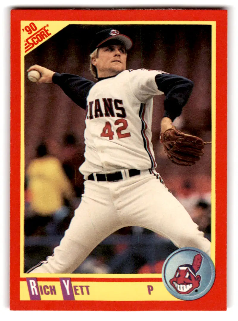 1990 Score #274 Rich Yett NM-MT Indians ID:70064