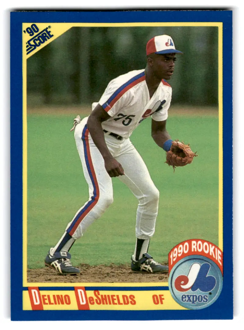 1990 Score #645 Delino DeShields NM-MT RC Rookie Expos ID:70072