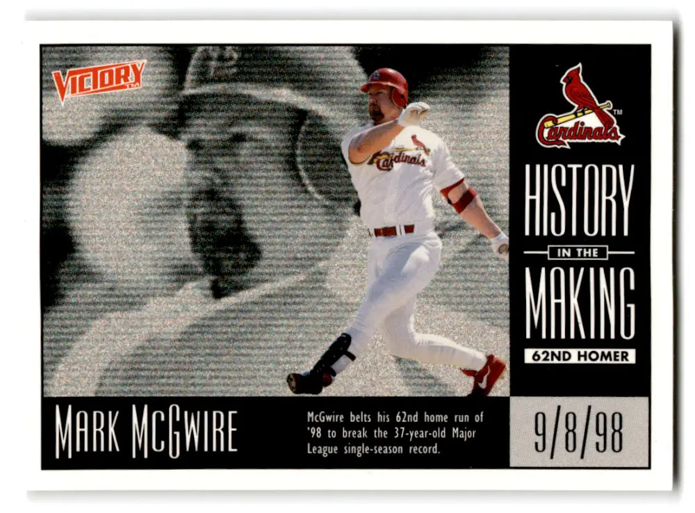 1999 Upper Deck Victory #322 Mark McGwire NM-MT Cardinals ID:70137