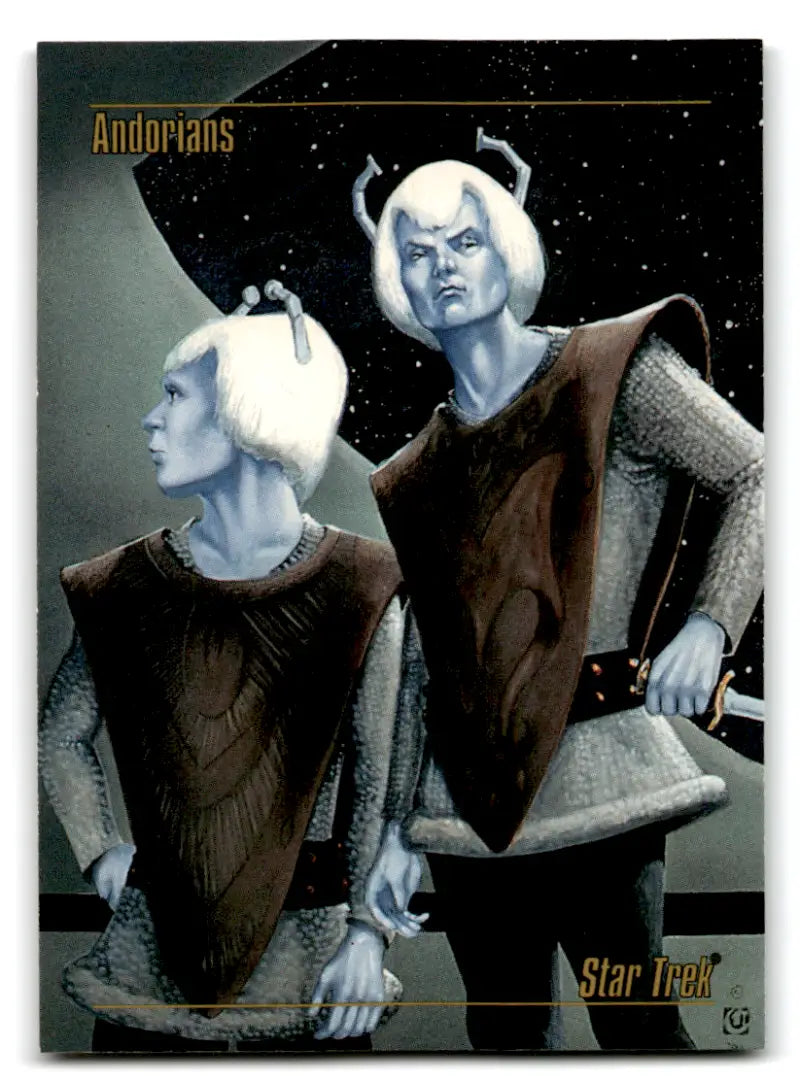 1993 Skybox Star Trek Master Series #83 Andorians NM Near Mint ID:70527