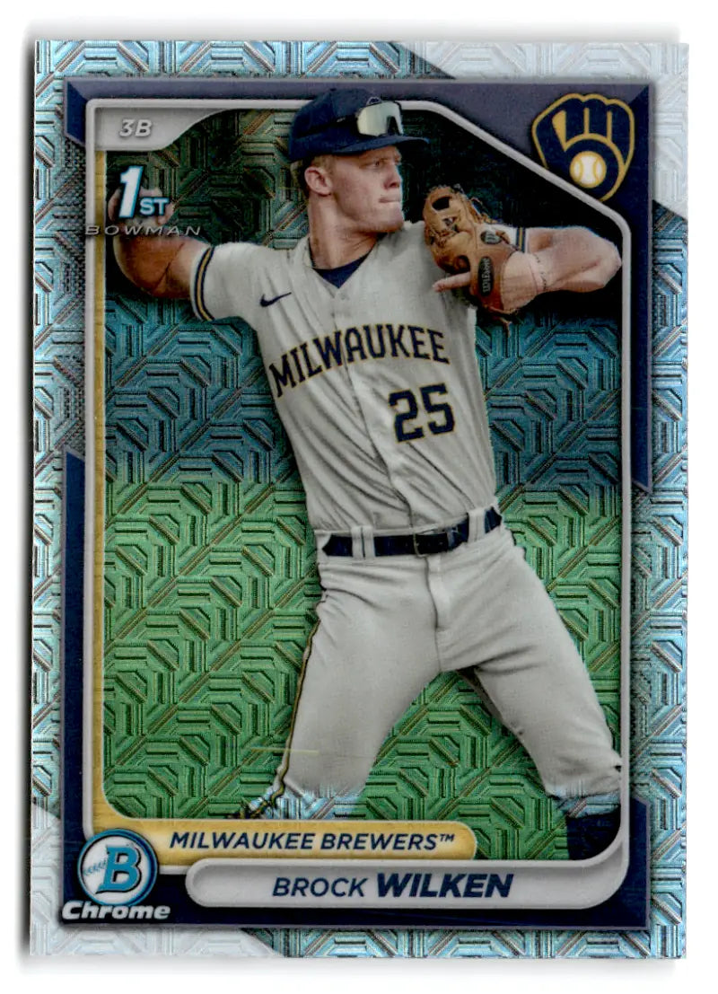 2024 Bowman Mega Box Mojo Prospects Refractor #BCP-86 Brock Wilken NM-M ID:70670
