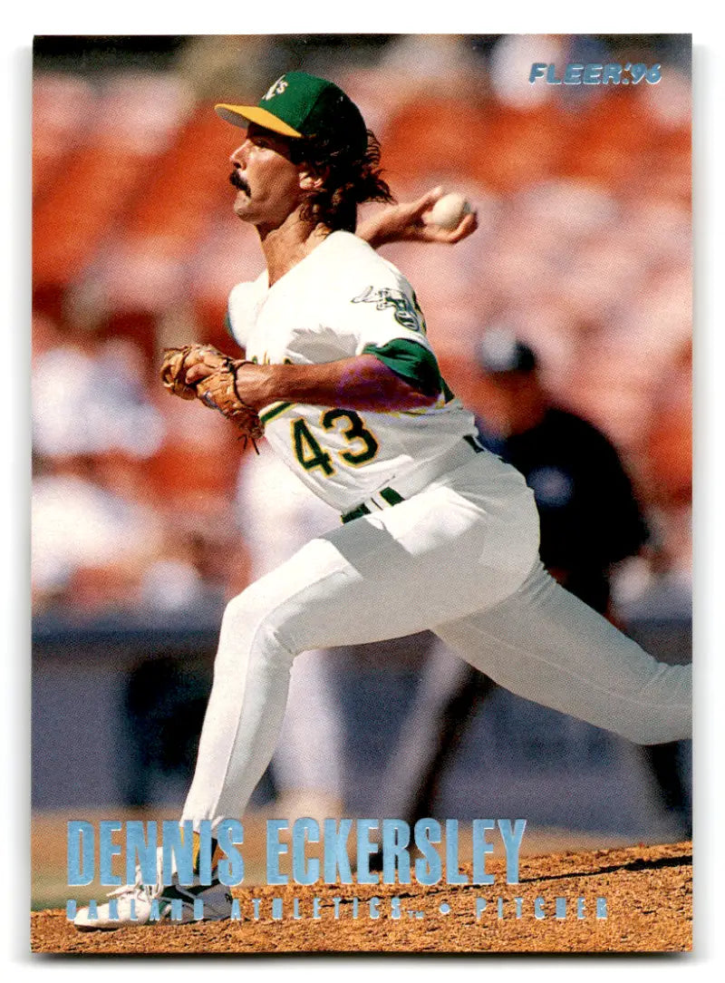 1996 Fleer Tiffany #206 Dennis Eckersley NM-MT Athletics ID:70881