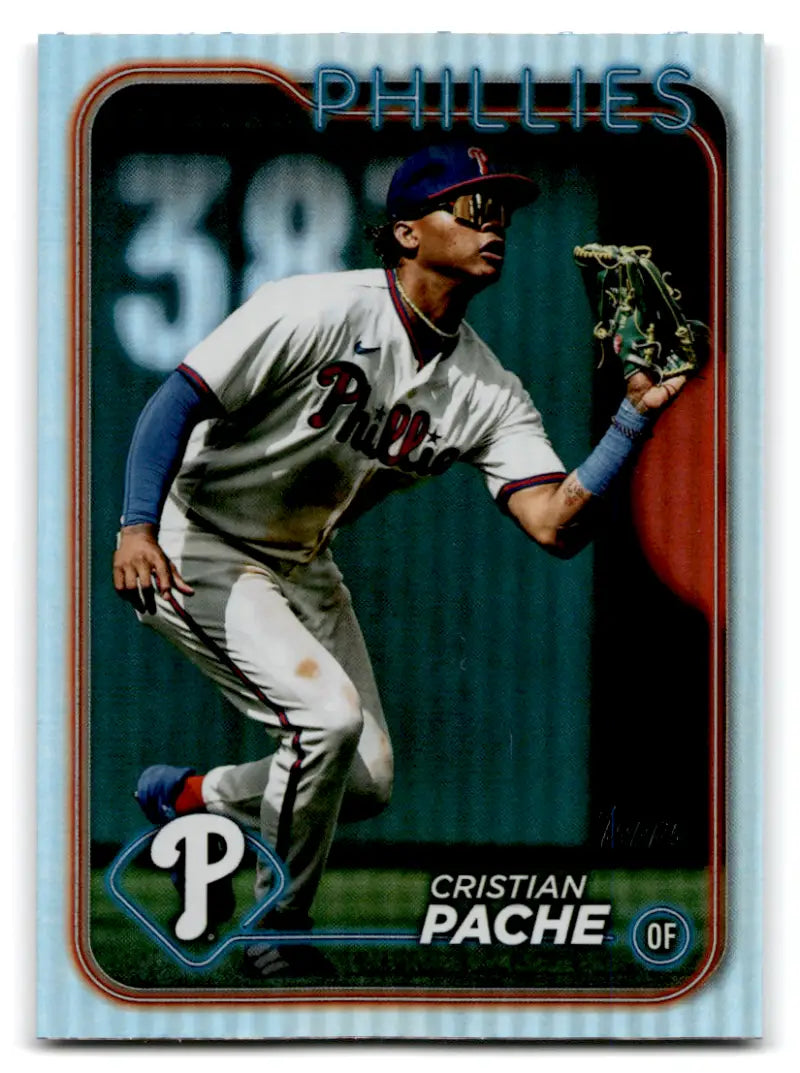 2024 Topps Rainbow Foil #456 Cristian Pache NM-MT Phillies ID:71252