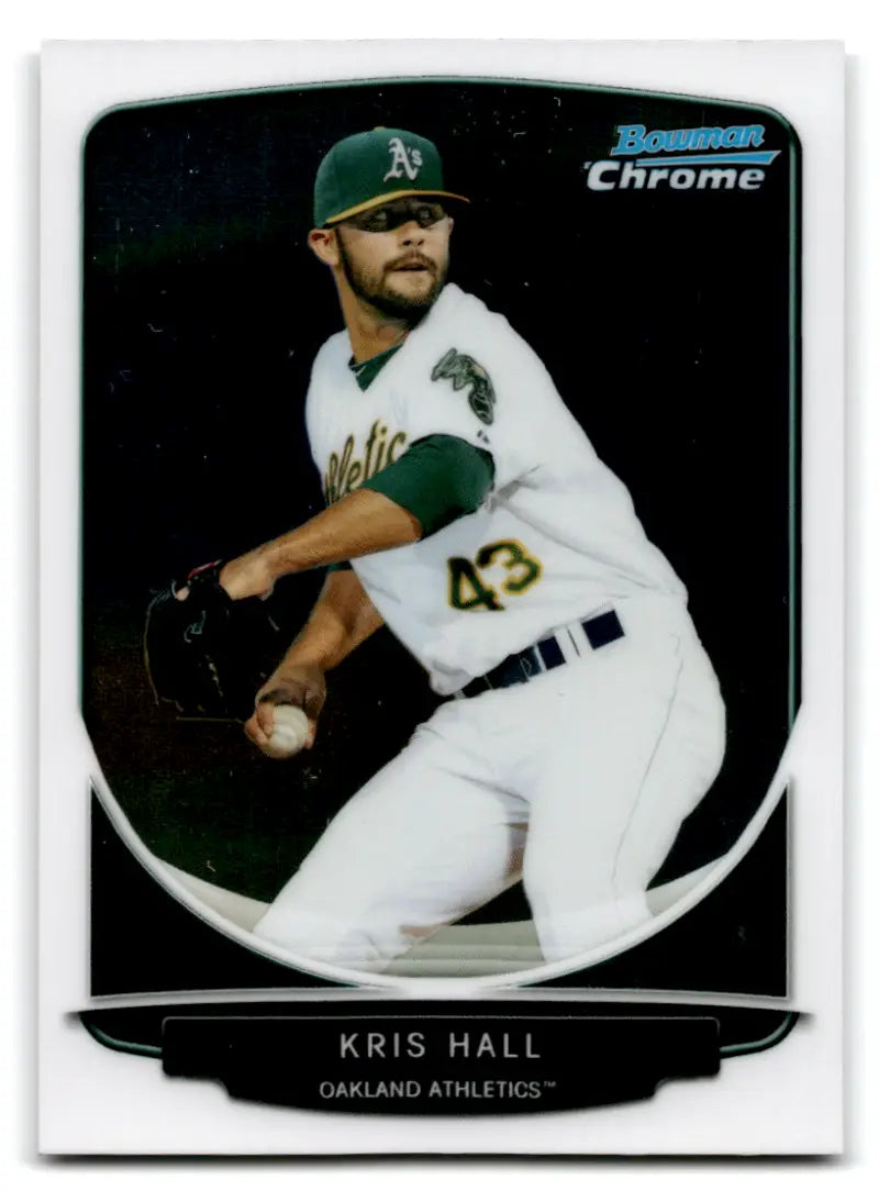 2013 Bowman Chrome Prospects #BCP40 Kris Hall NM Near Mint Athletics ID:72075