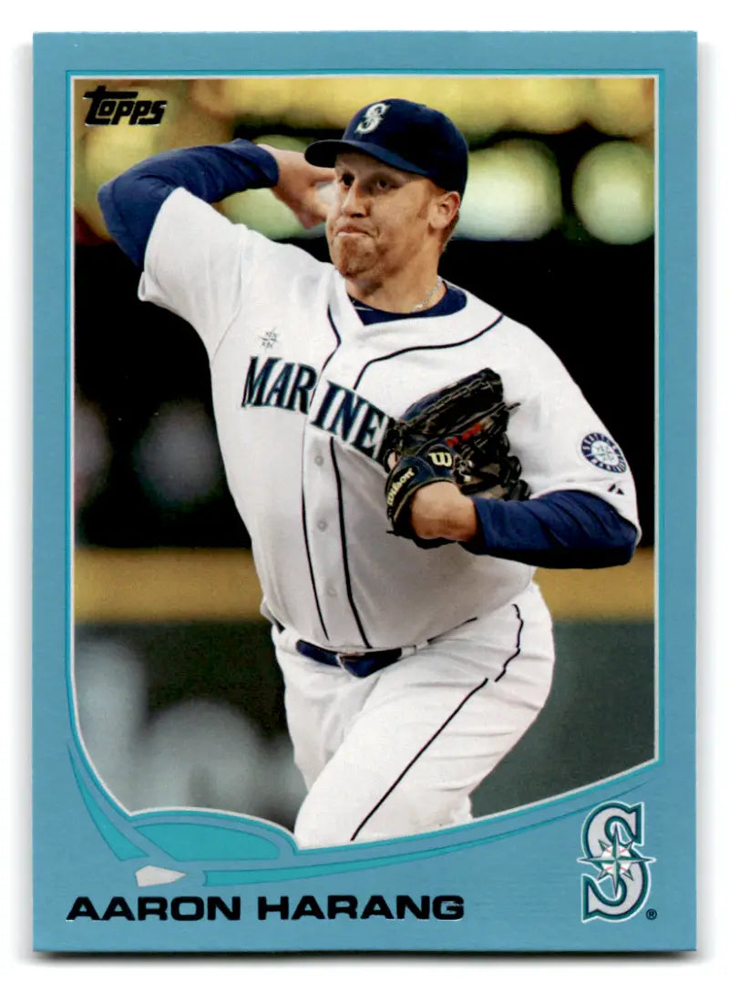 2013 Topps Update Wal-Mart Blue Border #US251 Aaron Harang NM-MT Marine ID:72128