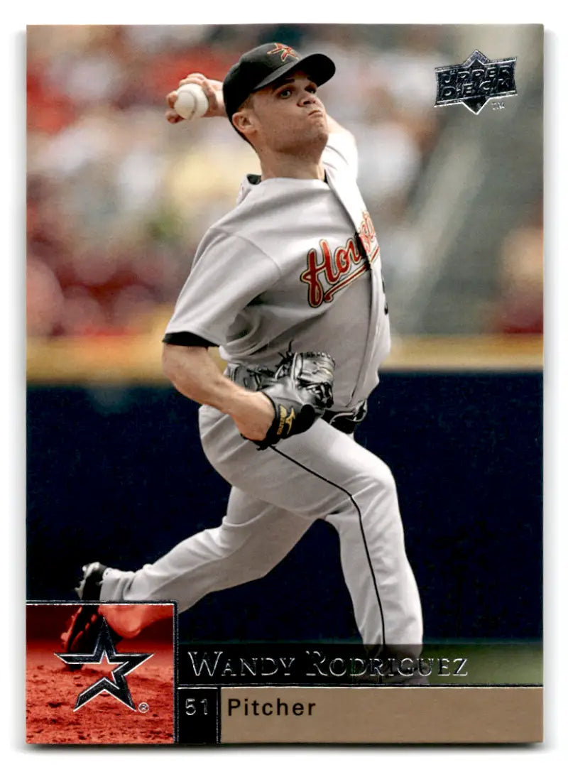 2009 Upper Deck #670 Wandy Rodriguez NM-MT Astros ID:72238
