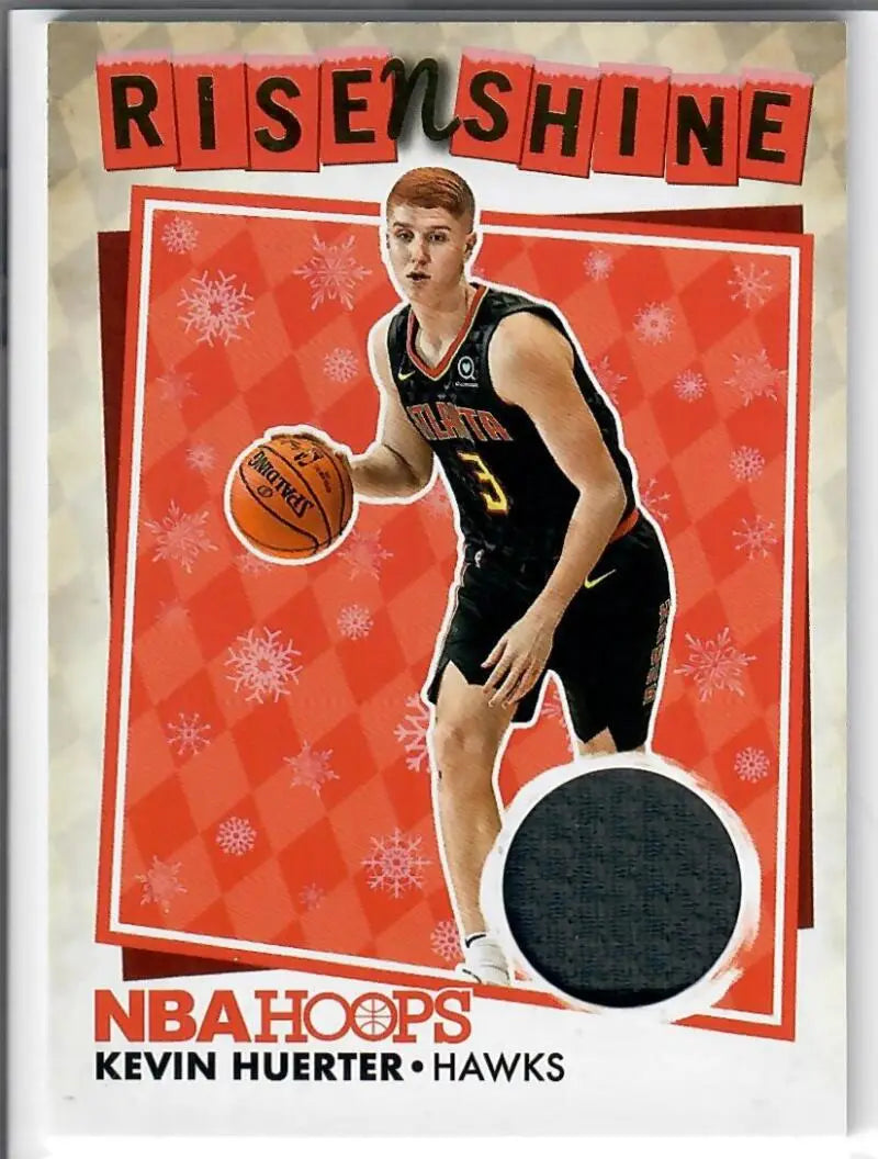 2018-19 Panini Hoops Rise N Shine Memorabilia Winter #19 Kevin Huerter ID:72672