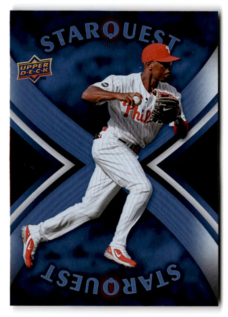 2008 Upper Deck Starquest #SQ-48 Jimmy Rollins Rare NM-MT Phillies ID:72940