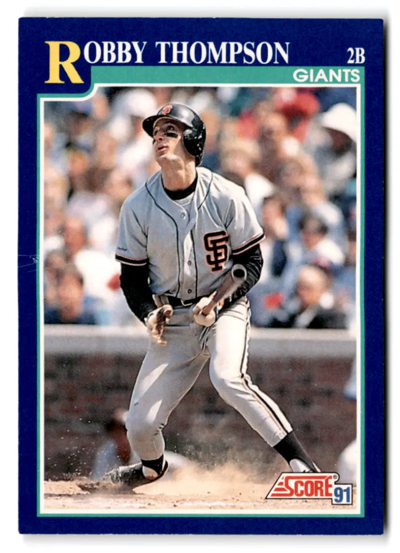 1991 Score #26 Robby Thompson NM Near Mint Giants ID:73099