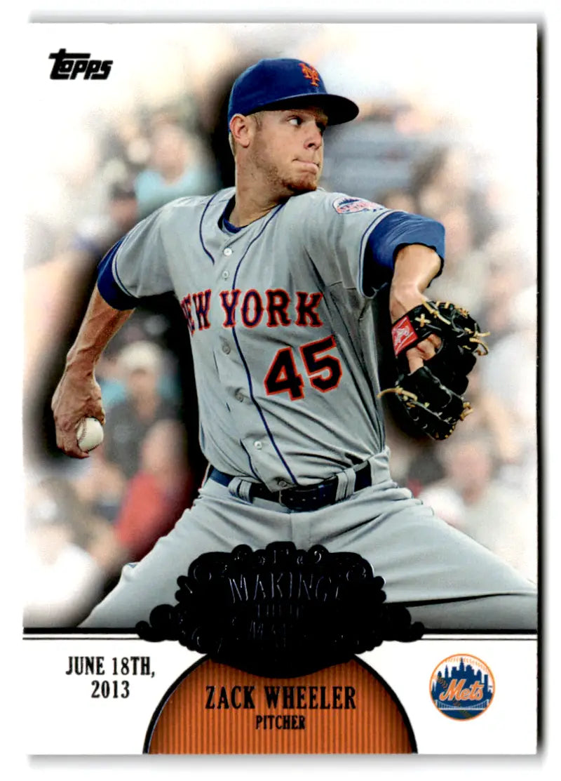 2013 Topps Update Making Their Mark #MM-27 Zack Wheeler NM-MT Mets ID:73306