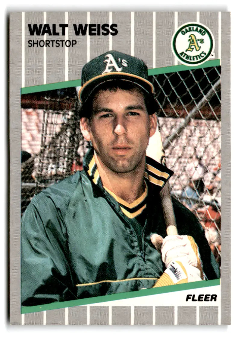 1989 Fleer #24 Walt Weiss NM Near Mint Athletics ID:73562