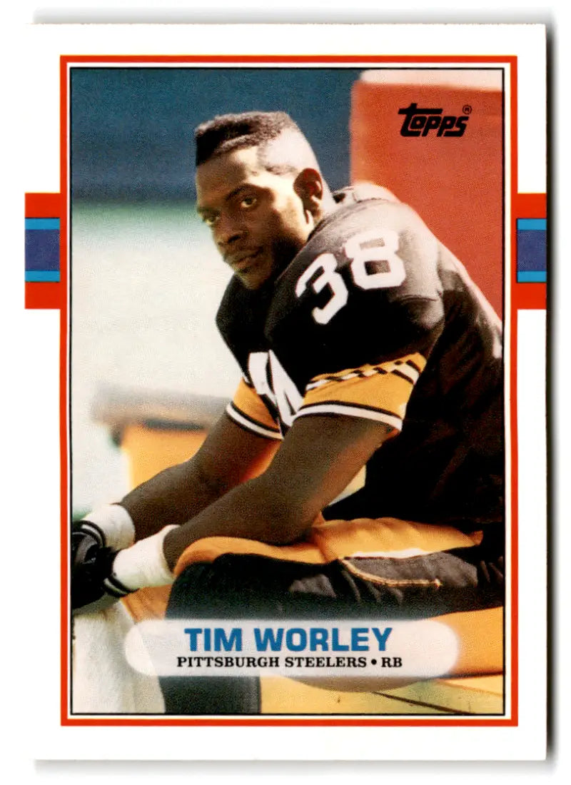 1989 Topps Traded #44T Tim Worley NM-MT RC Rookie Steelers ID:73678