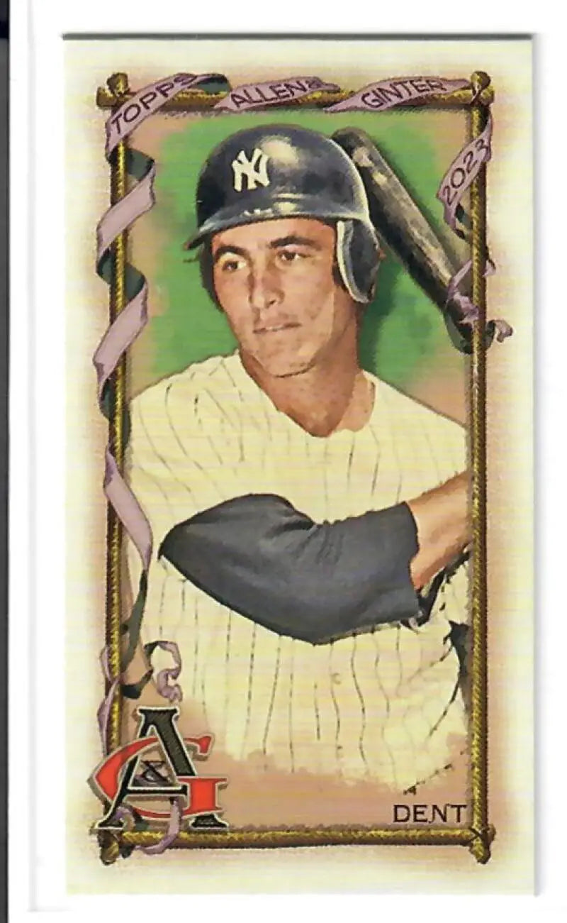 2023 Topps Allen and Ginter Mini #307 Bucky Dent NM Near Mint SP Yankees